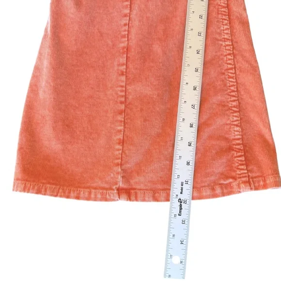 Urban Outfitters BDG Extreme Flare Corduroy Pants Women’s Sz 32 Tangerine Orange - Picture 15 of 16